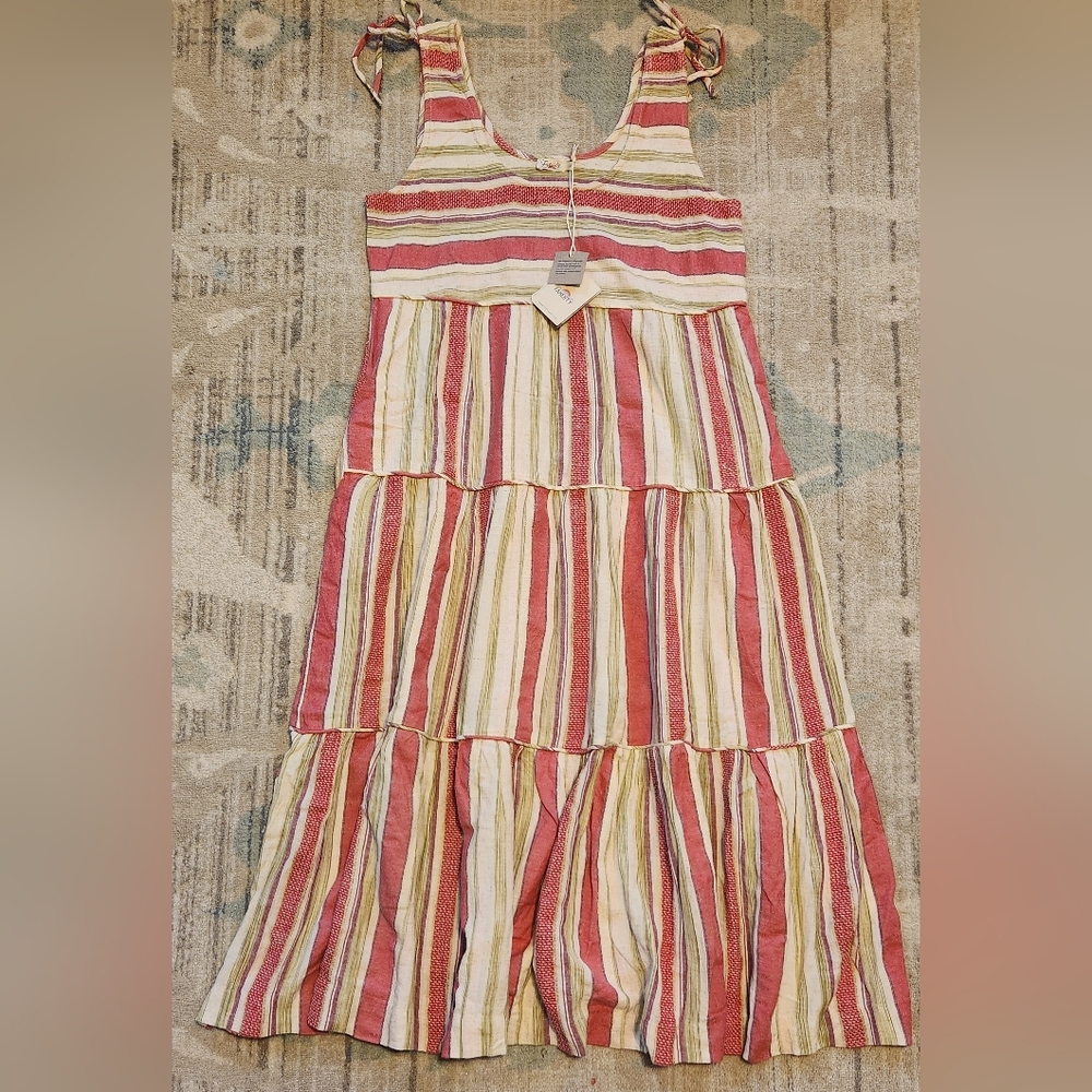 Faherty Lanai Linen Dress. Size Small. NWT